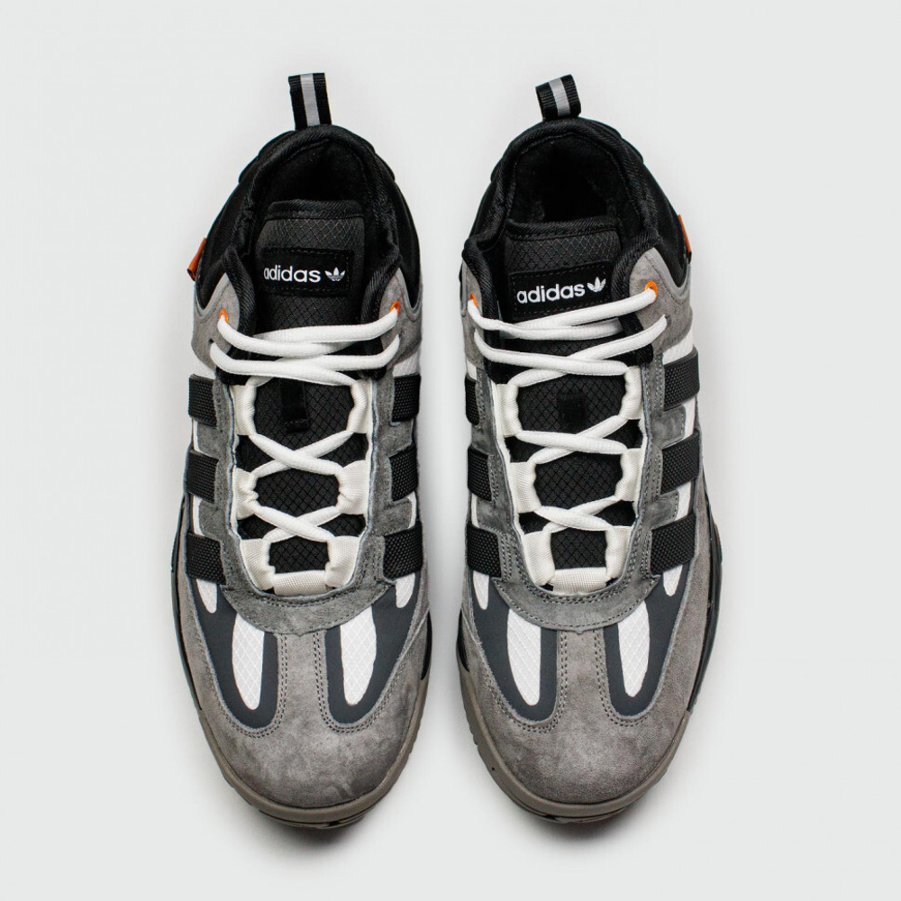 кроссовки Adidas Niteball Grey / Black / Orange Winter