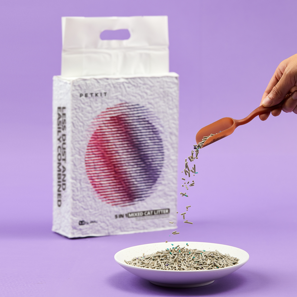 Наполнитель для кошачьего туалета смесь 5в1