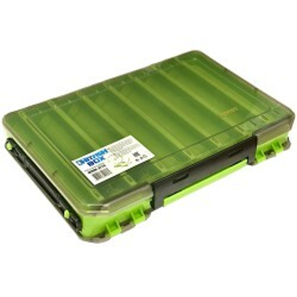 Коробка Hitfish HFBOX-2719 Двухсторонняя для воблеров 14 отделений 270х190х50мм цвет Ассорти