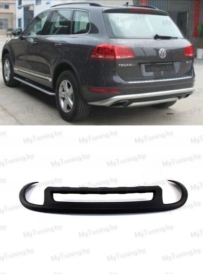 Диффузор заднего бампера NF для VW TOUAREG 7P6 2010-2014