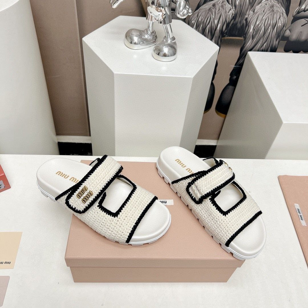 Шлепанцы MIU MIU, арт. 718779