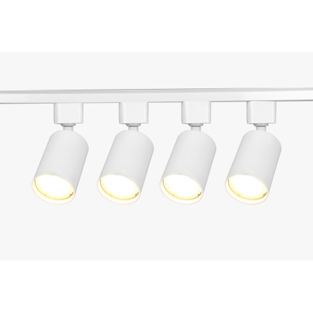 Комплект однофазной трековой системы ЭРА TR70-GU10-SET-4-1 WH под лампу GU10 белый | Комплекты трековой системы