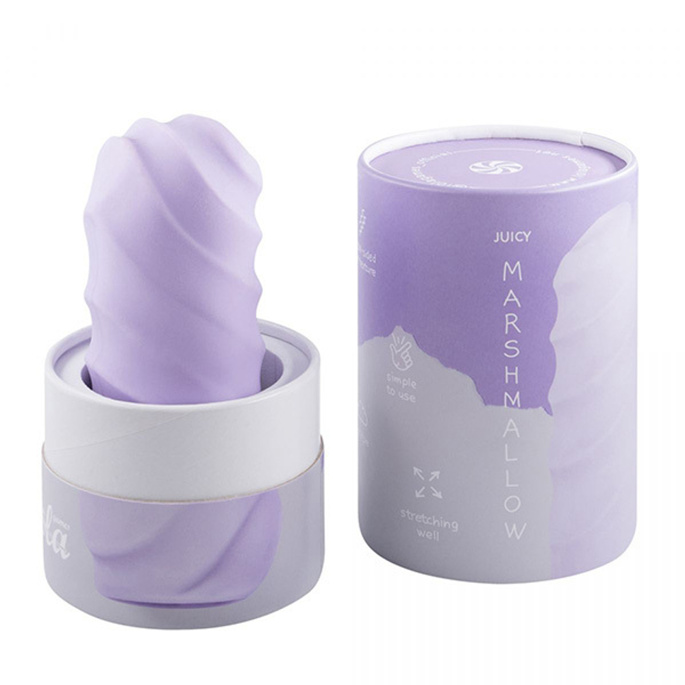 Сиреневый мастурбатор 14,2см Lola Games Marshmallow Maxi Juicy 8074-03lola