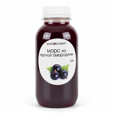 Морс из черной смородины 300 мл.
