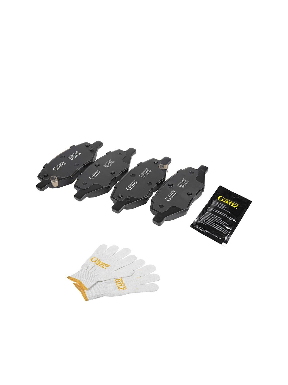 Колодки передние PRO-Line Ceramic Changan Alsvin GANZ GIJ07164C
