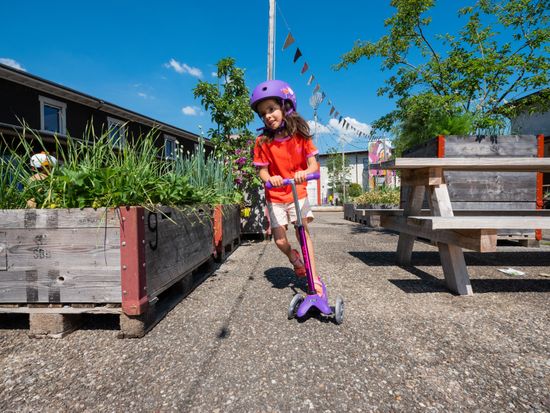 Самокат Mini Micro Deluxe LED Сиреневый/розовый