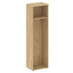 Shift Гардероб узкий (универсальный левый/правый) SK.GB-1 Тиквуд Светлый/Белый Бриллиант 560*420*197