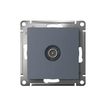 Розетка телевизионная проходная TV AtlasDesign 4дБ механизм грифель SE ATN000792