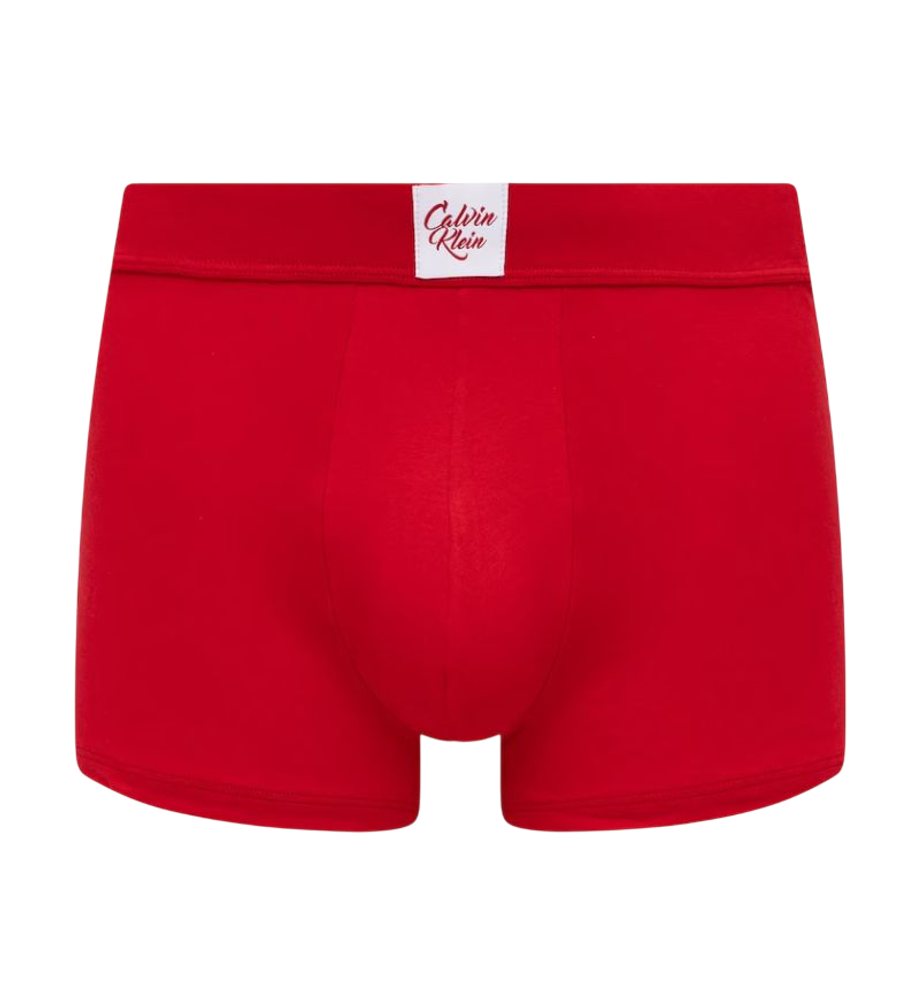 Мужские спортивные боксеры Calvin Klein Trunk Icon Logo Graphic 1P - berry sangria