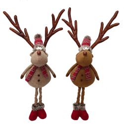 GAEM Игрушка набивная "Олень" (телескоп ноги), L22 W20 H88/35 см, 2в.