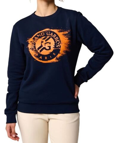 Женская Кофта теннисная Roland Garros Sophie Pop Energy Sweatshirt - небесный