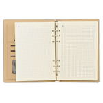 Ежедневник Basir, формат А5, материал-кожезаменитель, чёрный цвет, 100 листов, размер 17*23 см