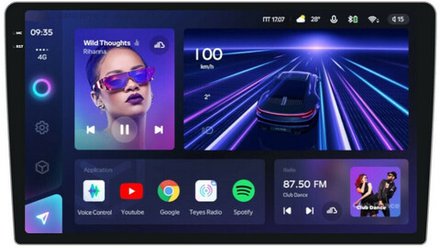 Магнитола для Mitsubishi Outlander 2002-2008 - Teyes CC3-2K QLed Android 10, ТОП процессор, SIM-слот, CarPlay