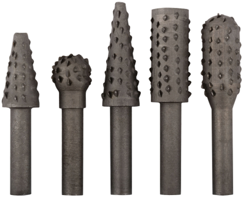 Шарошки стальные по дереву, 5 шт. 36455
