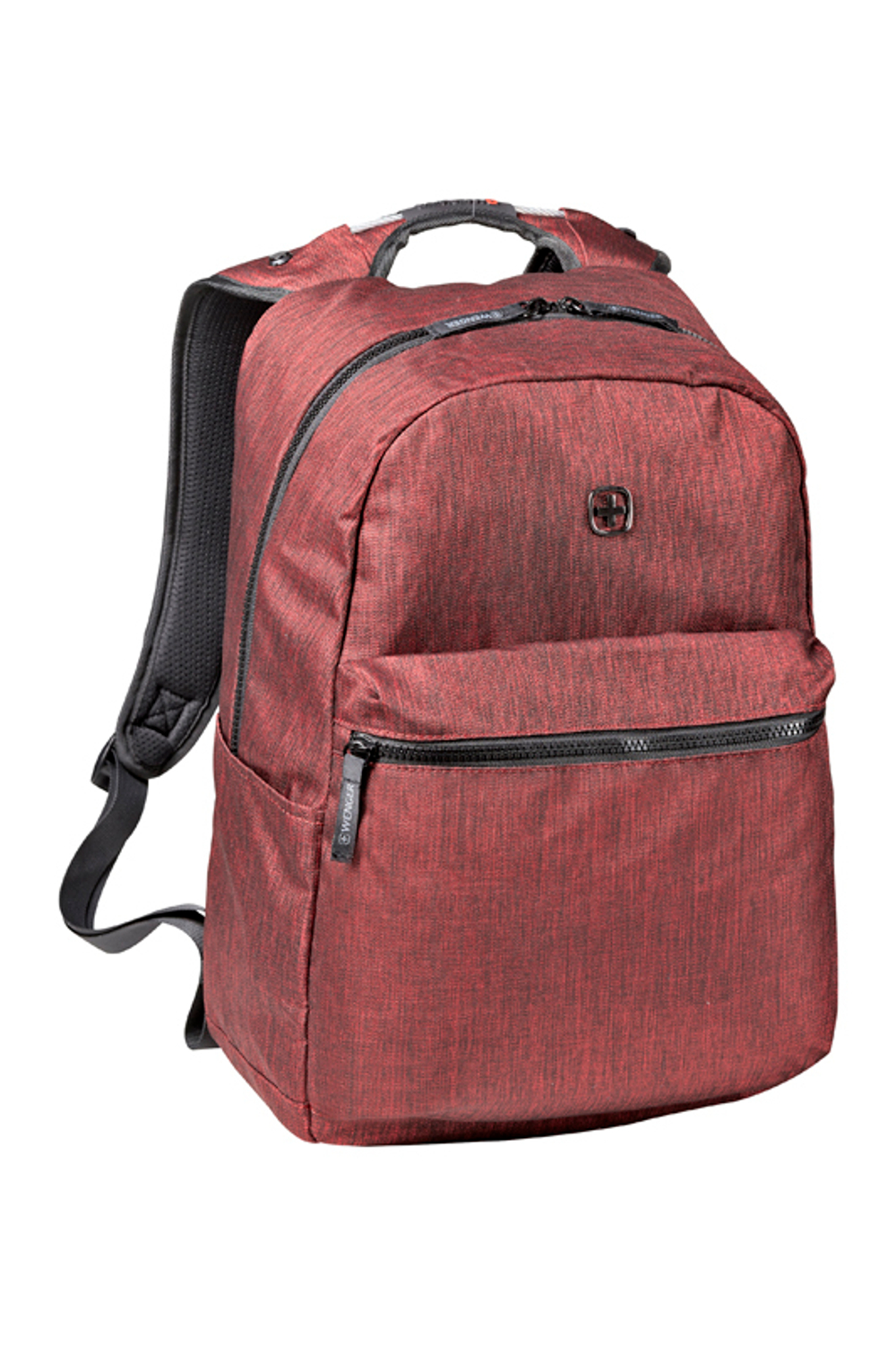 Стильный удобный городской рюкзак бордовый объёмом 22 л с эргономичной рельефной спинкой Colleague WENGER 605027