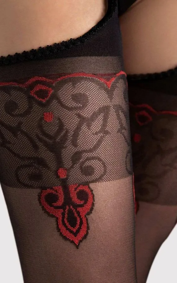 5028/O AMOUR ROGUE 20 DEN Чулки с поясом