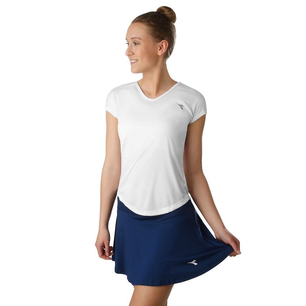 Женская теннисная юбка Diadora Court Skirt Women - Dark Blue, White