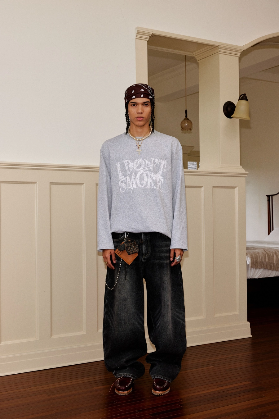 Свитшот DONSMOKE "Ghosted Logo" Sweatshirt