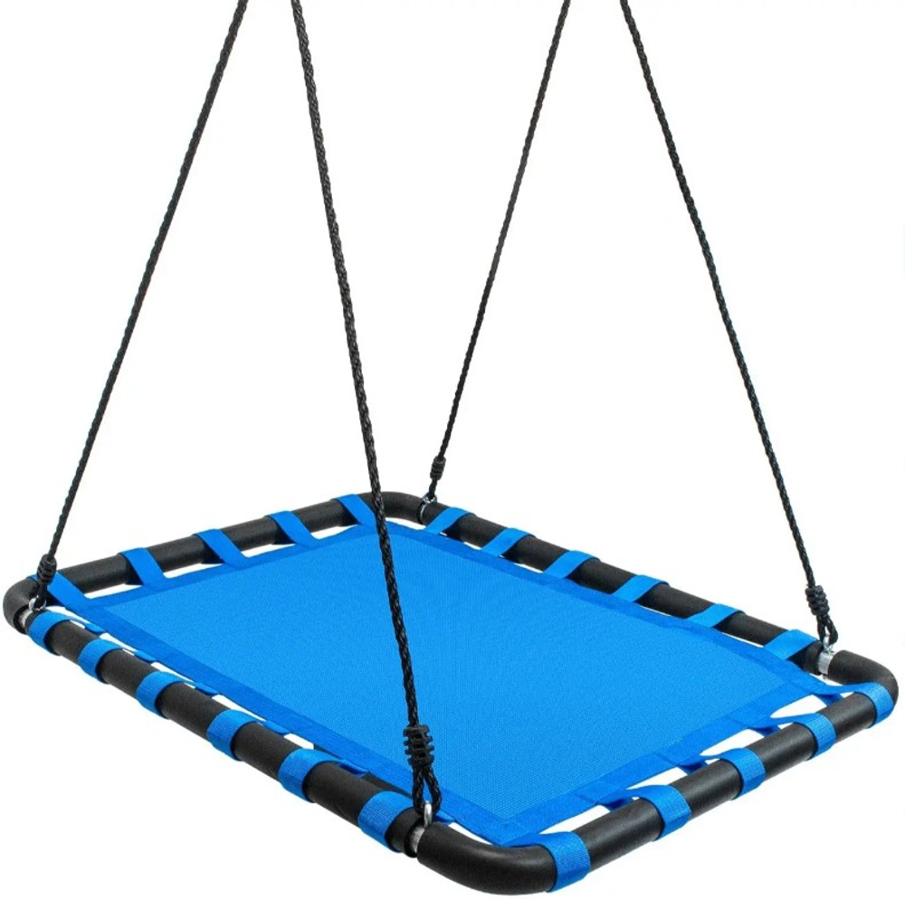 Качели гнездо лодка голубая FPP-S006-В