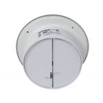 Вытяжной тонкий вентилятор для ванн и кухонь ММ 120 круглый 150 м³/час с обратным клапаном хром