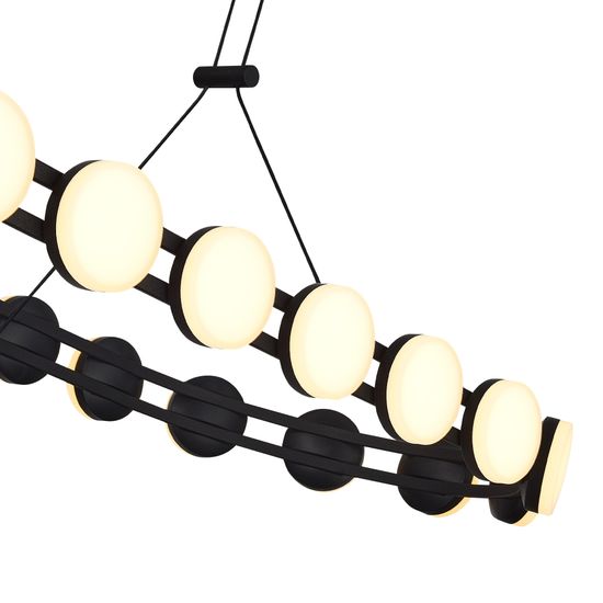 SL6610.403.26 Светильник подвесной ST-Luce черный/белый LED 1*50W 4000K MONRO