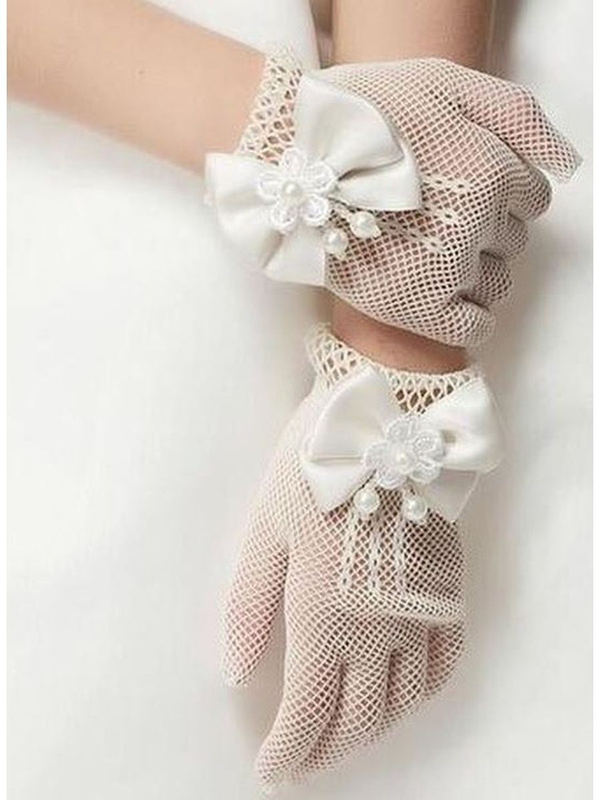 Перчатки в сетку на хэллоуин к платью Уэнсдэй Wednesday