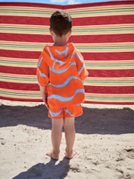 Пончо махровое и шорты мохровые в комплекте для мальчика Next E92-310, Оранжевый, Голубой