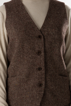 Жилет женский 4732з, кор.меланж #523КМ064732з