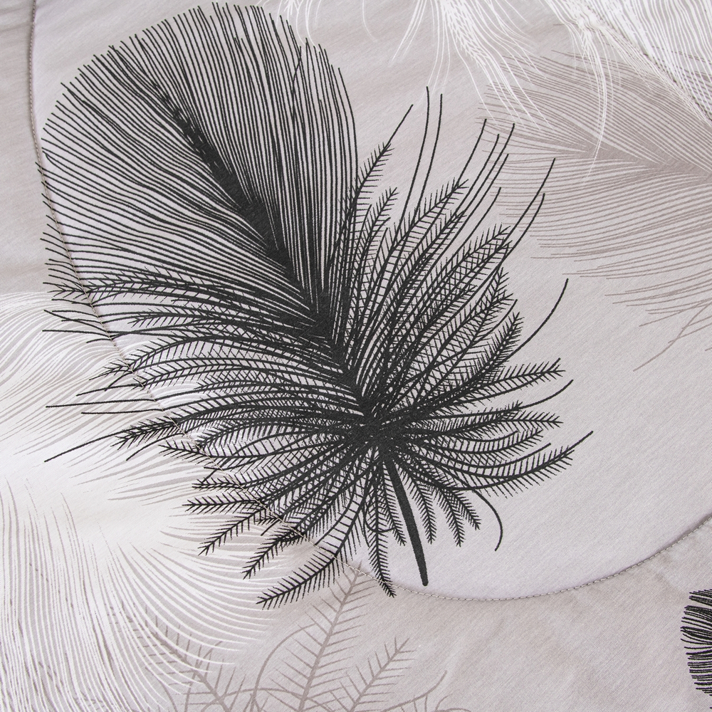 Комплект постельного белья Сатин с Одеялом 100% хлопок на резинке OBR173