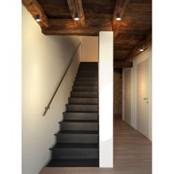 Светильник настенно-потолочный спот ЭРА OL1 GU10 BK/CH под лампу MR16/GU10 черный/хром IP20