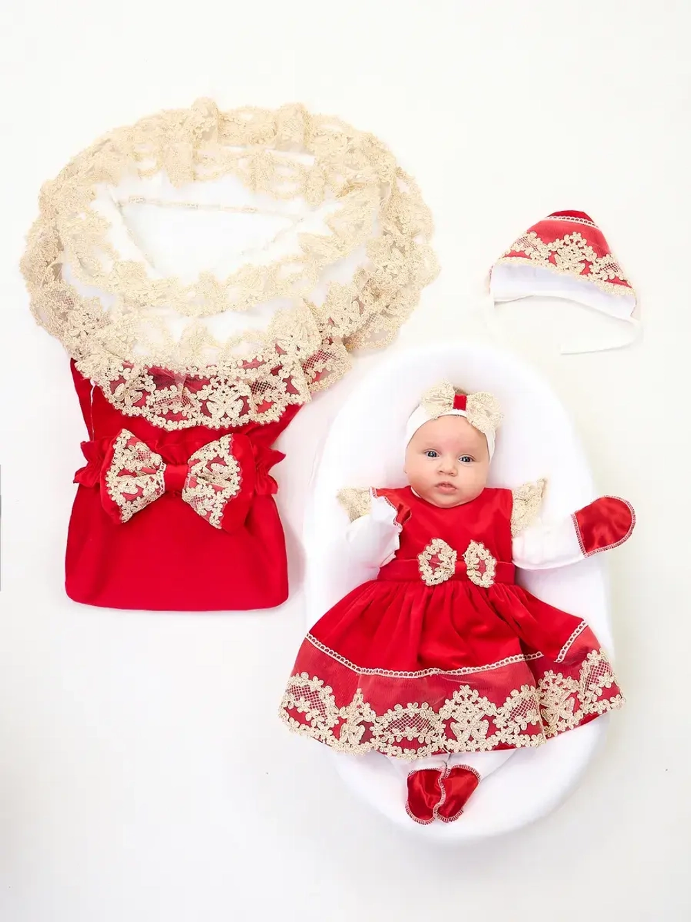 Комплект выписку новорождённому зимний