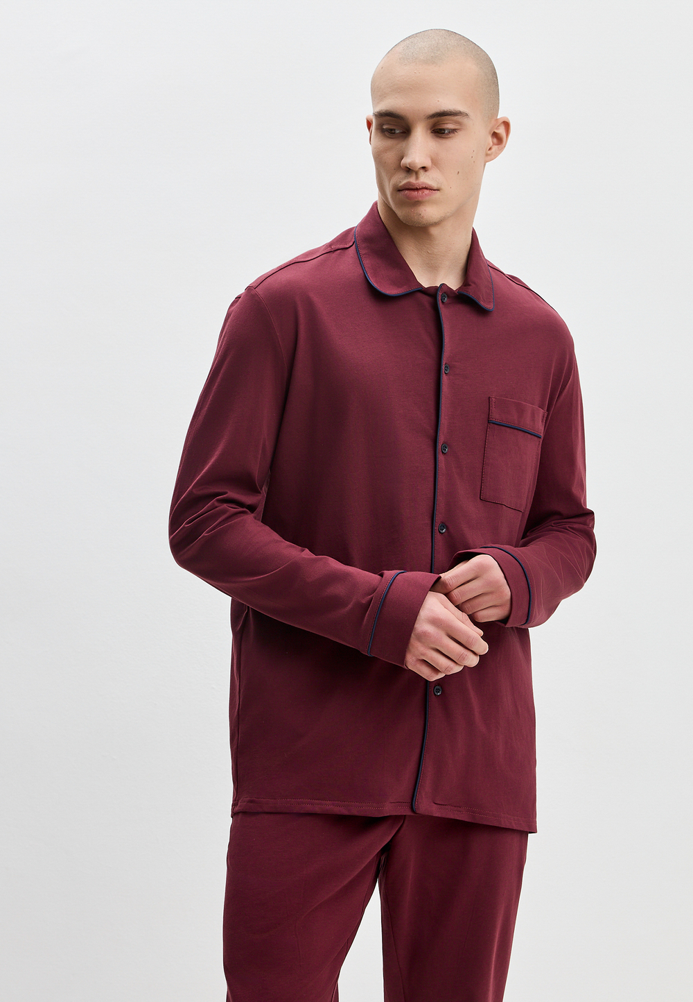 Пижама мужская Ihomewear Classic Men Bordo