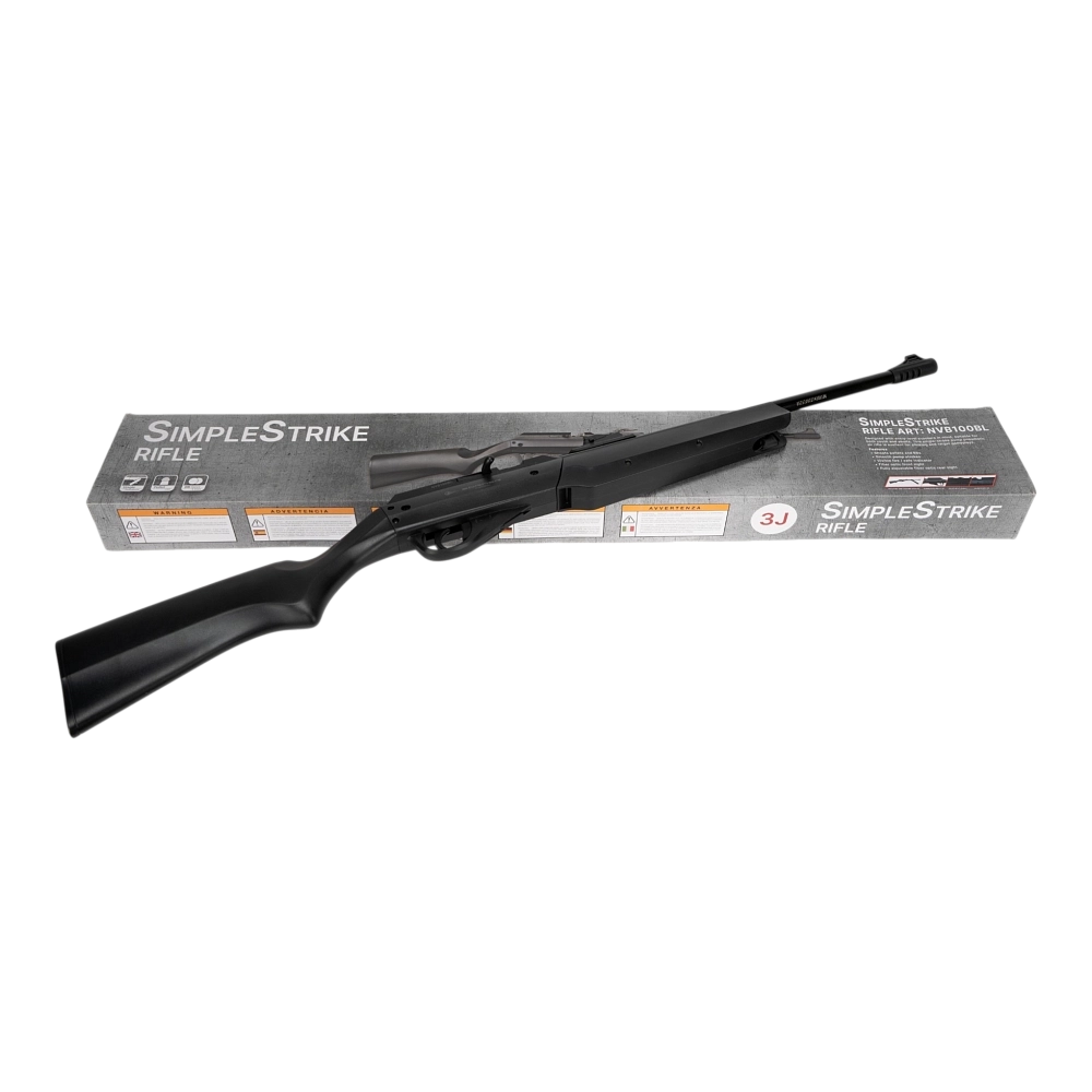 Винтовка пневматическая Borner SimpleStrike, Black кал. 4,5 мм, 3Дж. (pump)