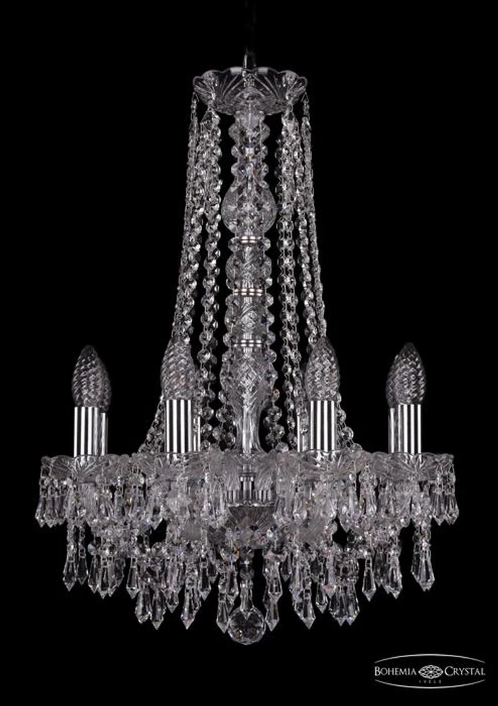 Подвесная люстра Bohemia Ivele 1403/8/141/h-59/Ni