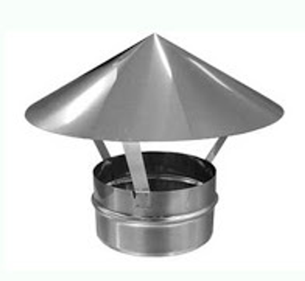 Зонт круглый D100 из оцинкованной стали 0,5 мм