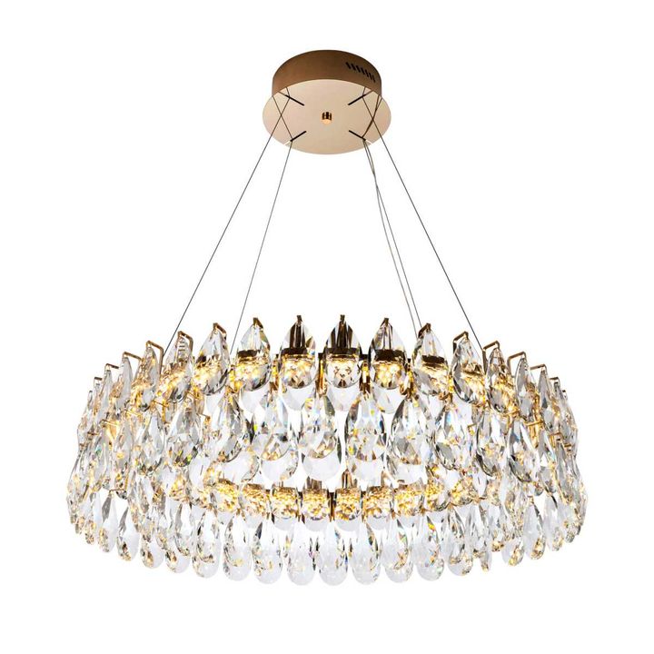 Подвесная светодиодная люстра Modelux Premium ML.6901.800P GD