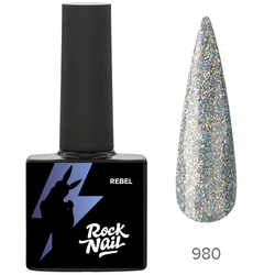 Гель-лак RockNail Rebel 980 MOЁT & Cristal, 10мл.