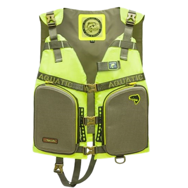 Жилет страховочный Aquatic ЖС-05Л Рыболовный Лимонный -