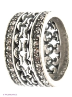 "Макатава" кольцо в серебряном покрытии