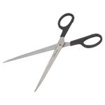 Ножницы BRAUBERG "Standard" 230 мм, черные, классической формы, 2-х сторонняя заточка, 237098