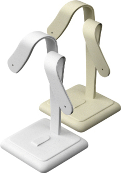 Подставка для гарнитура/ушки/2 отверстия/язычок/накладка/квадратное основание/Н-90 мм.