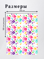 Оксфорд с принтом 3 метра №3 600 D