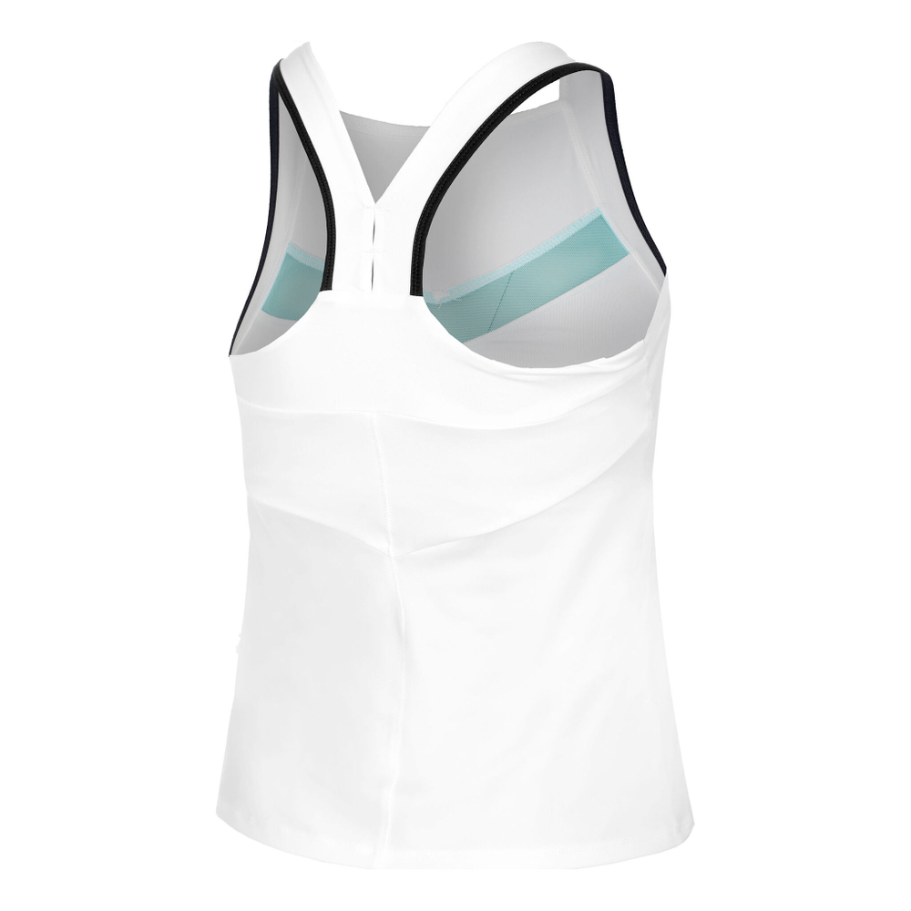 Женская теннисная майка Lucky in Love V.I.P. With Bra Tank Top Women - White