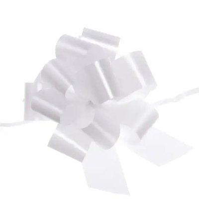 Бант для оформления подарка «Блеск» 3 см, d-11 см, Перламутр