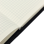 Ежедневник недатированный Deli А5, 240 страниц, 80 г/кв.м., в клетку, черный