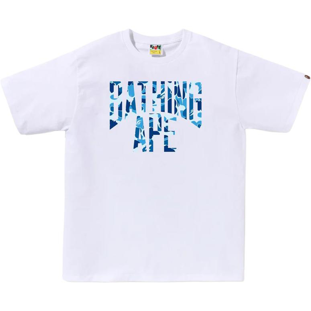 A Bathing Ape Bathing Ape Ss25 Футболка белый синий