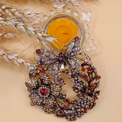 Брошь"Цветочная фантазия"