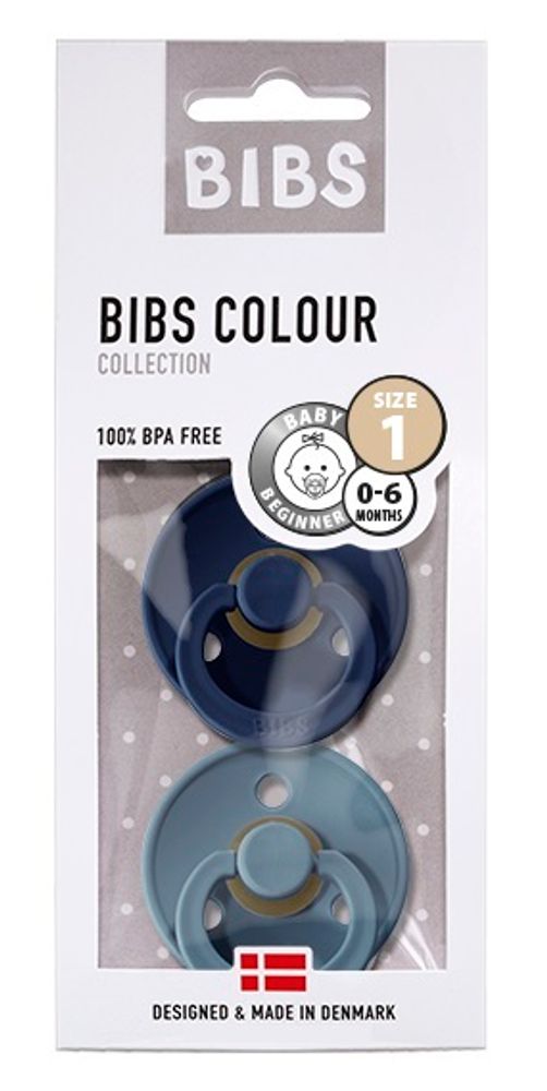 Набор BIBS Colour: Deep Space/Petrol, 0-6 месяцев