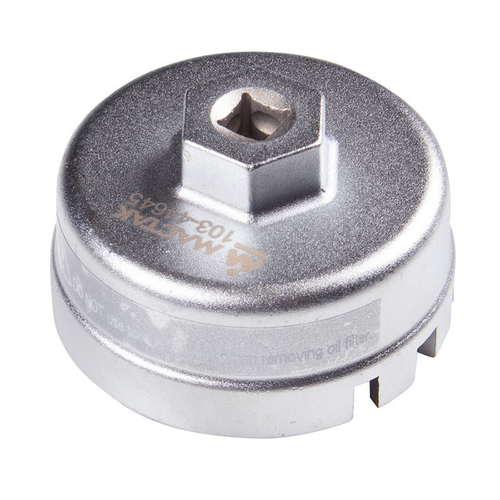 МАСТАК (103-44645) Съемник масляных фильтров, 64.5 мм, 14 граней, торцевой