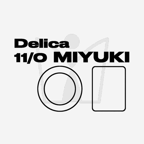 Японский бисер MIYUKI Delica 11/0 (DB-202), жемчужный глянцевый